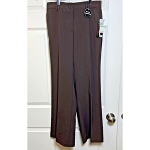 Counterparts Women's Slimming Sensations Pants Size 8 Brown NWT No Gap Waistband